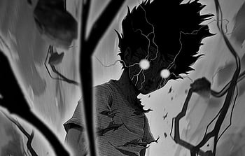 Look darkness power art guy manga Mob Psycho HD wallpaper  Pxfuel