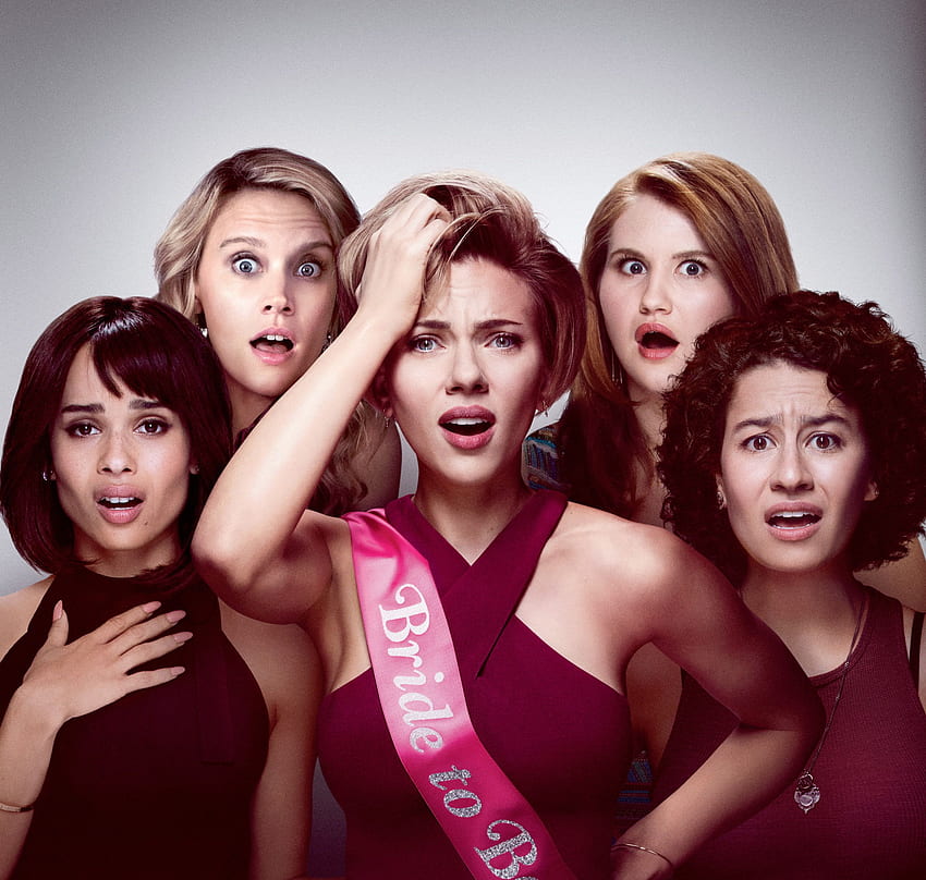 Grupo de mujer \, Noche dura, Scarlett Johansson, Kate, Kate McKinnon fondo de pantalla
