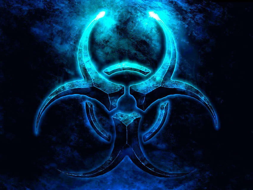 a grunge toxic waist logo. Evil art, Skull , Art, Evil Symbol HD wallpaper