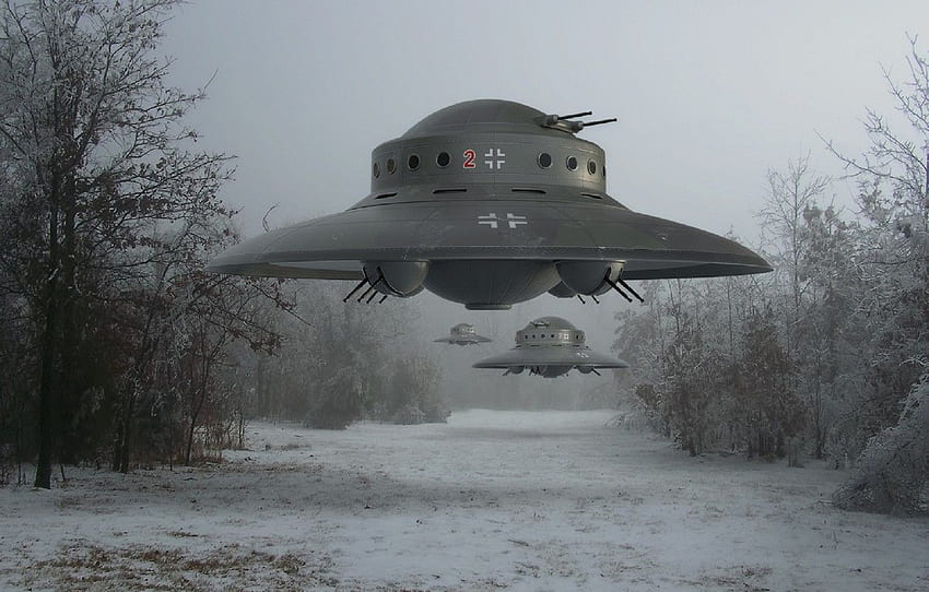 UFO, Piring terbang, Vundervaffe, The Disc Belontse Wallpaper HD