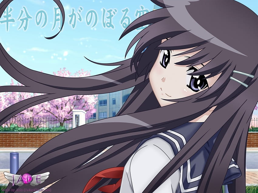 Brise, Anime-Mädchen, Anime, Lächeln, Schuluniform, Schulmädchen HD-Hintergrundbild