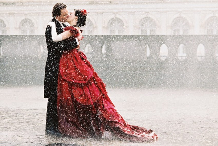 ๑๑ Romantic Snow ๑๑, zima, biały, czarny, rozrywka, elegancki, moda, miłość, śnieg, czerwony, natura, elegancja, pocałunek, romantyczny, na zawsze Tapeta HD