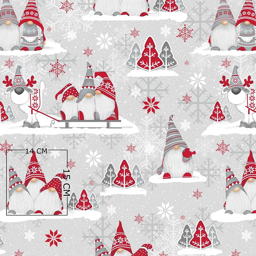 Balloons and animals cotton fabric mouse elephant teddy bear. Etsy. Christmas fabric, Scandinavian fabric, Diy christmas ornaments, Christmas Gnome HD phone wallpaper