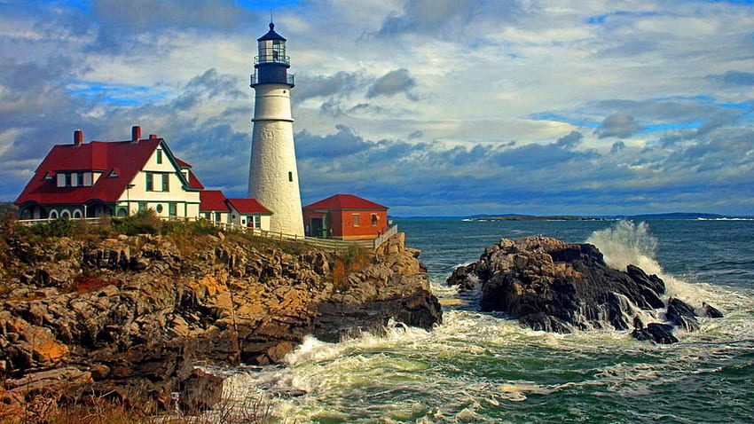 New England, New England Beach HD wallpaper