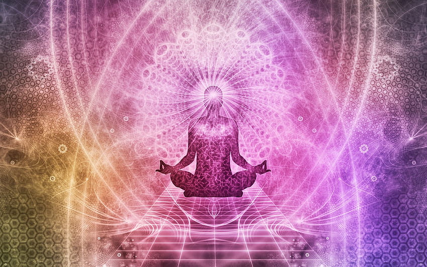 meditazione, chakra, aura, loto, yoga, energia, buddismo, mandala, arte 16:10 , meditazione 1680X1050 Sfondo HD