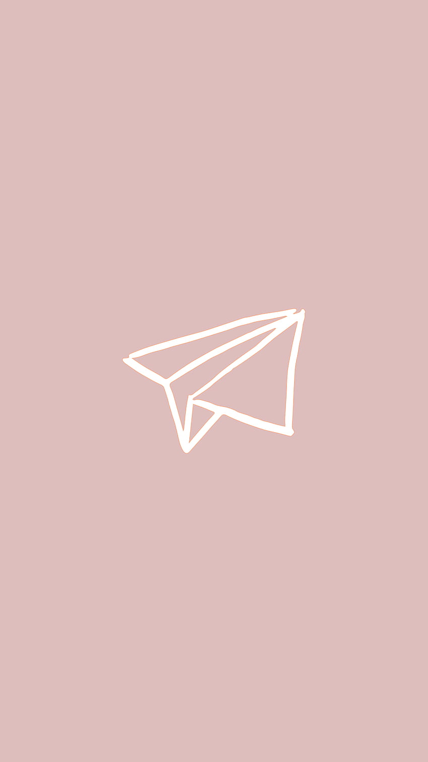 Instagram-Highlight-Cover aus Papierflugzeug. iPhone-Hipster, Papierflugzeug, Instagram-Highlight-Symbole, süßes Papierflugzeug HD-Handy-Hintergrundbild
