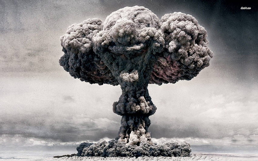 Ядрена експлозия, експлозия на атомна бомба HD тапет