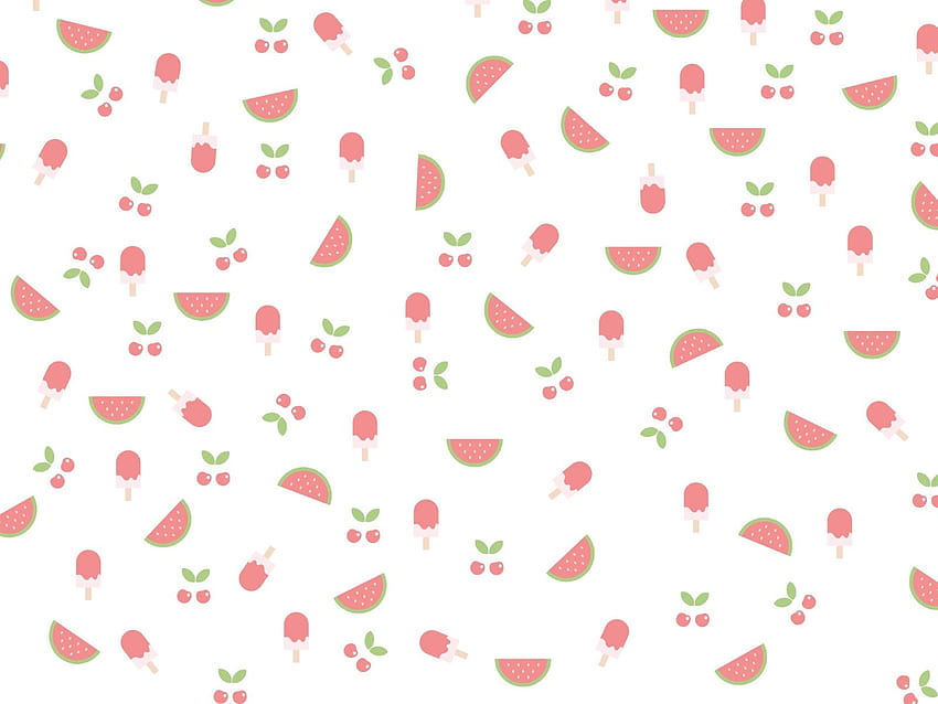 Melonen-Hintergrund Wassermelone, Cartoon-Wassermelone und niedlicher Wassermelonen-Hintergrund HD-Hintergrundbild
