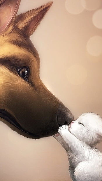 Cartoon Dog, Anime Dog, Cute Animal HD phone wallpaper | Pxfuel