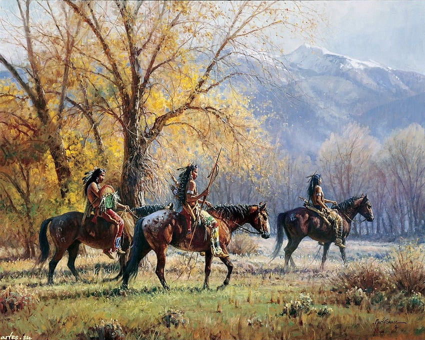 nativo americano, americano, nativo, caballo, campo, indio fondo de pantalla