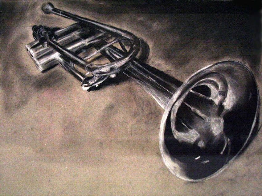 Trumpet for background HD wallpaper