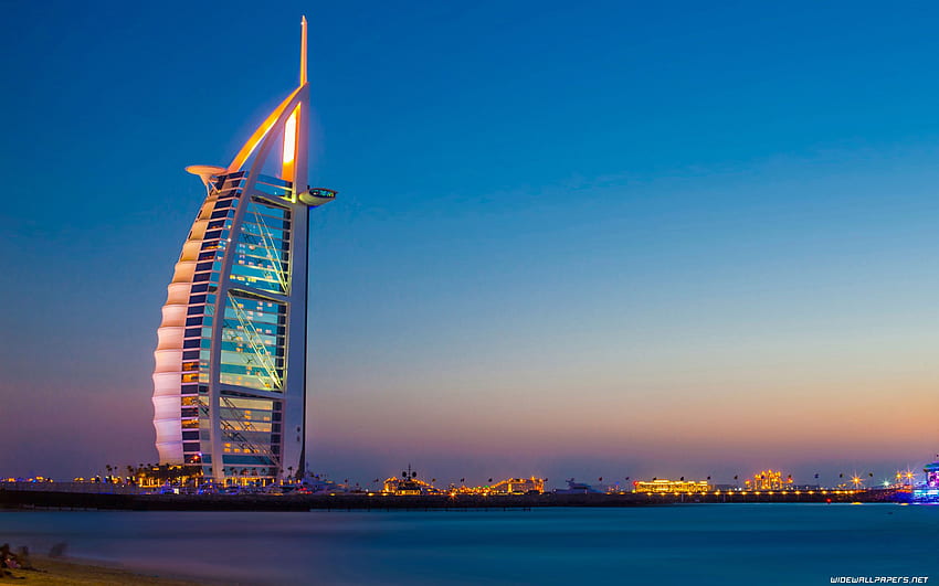 Cidade ultra de Dubai, horizonte de Dubai papel de parede HD