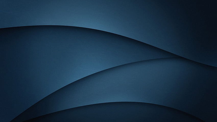 Risoluzione minimalista del flusso d'onda astratto blu, e blu grigio minimalista Sfondo HD