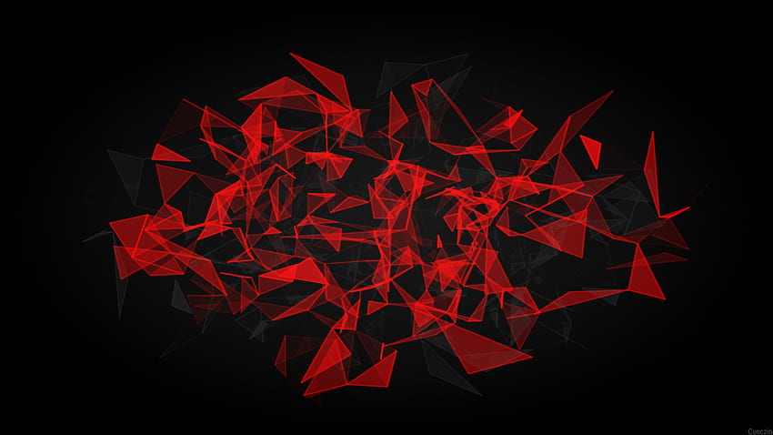 red pattern, polygons, abstract, dual wide, 16:9, , , background, 1649, 2560X1440 Red Art HD wallpaper