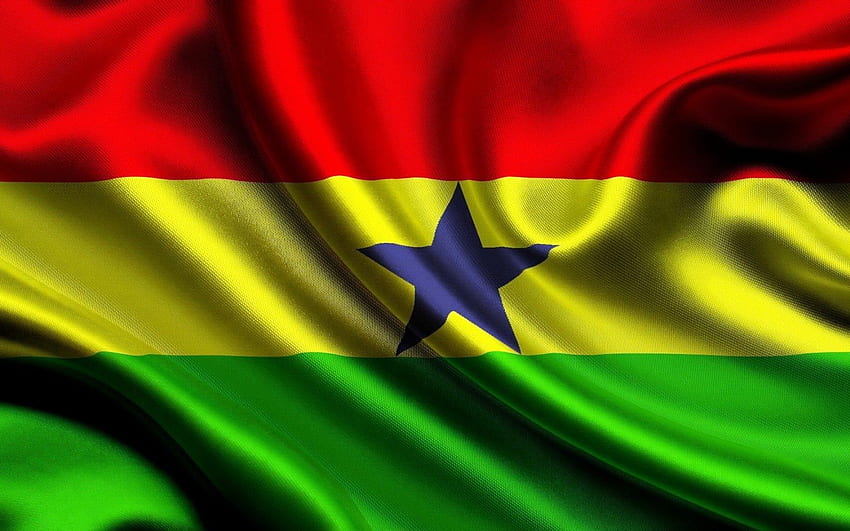 Пин на доске Знамена, флаг на Гана HD тапет