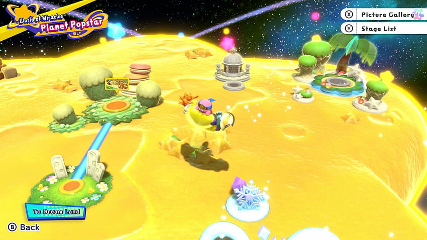 Twórca Kirby Star Allies wyjaśnia zmiany na mapie świata i pozwala na poruszanie się Tapeta HD