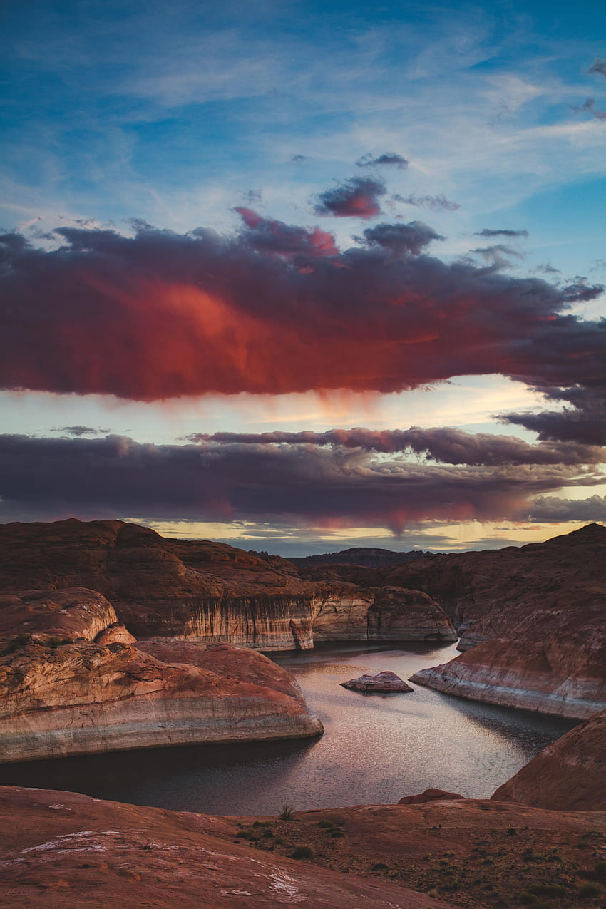 Doğa, Nehirler, Kanyon, Kayaçlar, Kabartma HD telefon duvar kağıdı