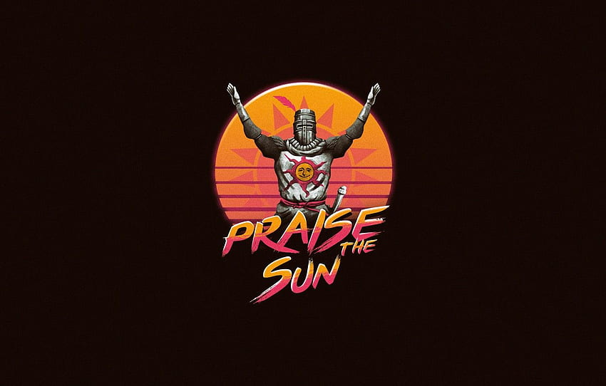 Minimalism, Music, 80s, Dark Soul - Praise The Sun HD wallpaper