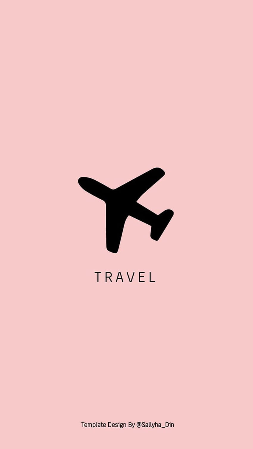 Reisen, , Pink und Schwarz -, Pink Airplane HD-Handy-Hintergrundbild