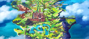 9 Things The Galar Region Map In Pokémon Sword And Shield Tell Us ...