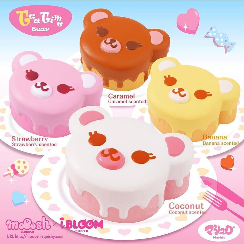 IBloom - Orsetto Tea Time - Squishy Japan. squishy torta, Kawaii , Simpatici squishy Sfondo del telefono HD