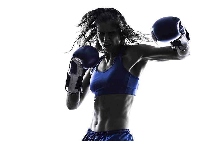 Women Kickboxer HD wallpaper