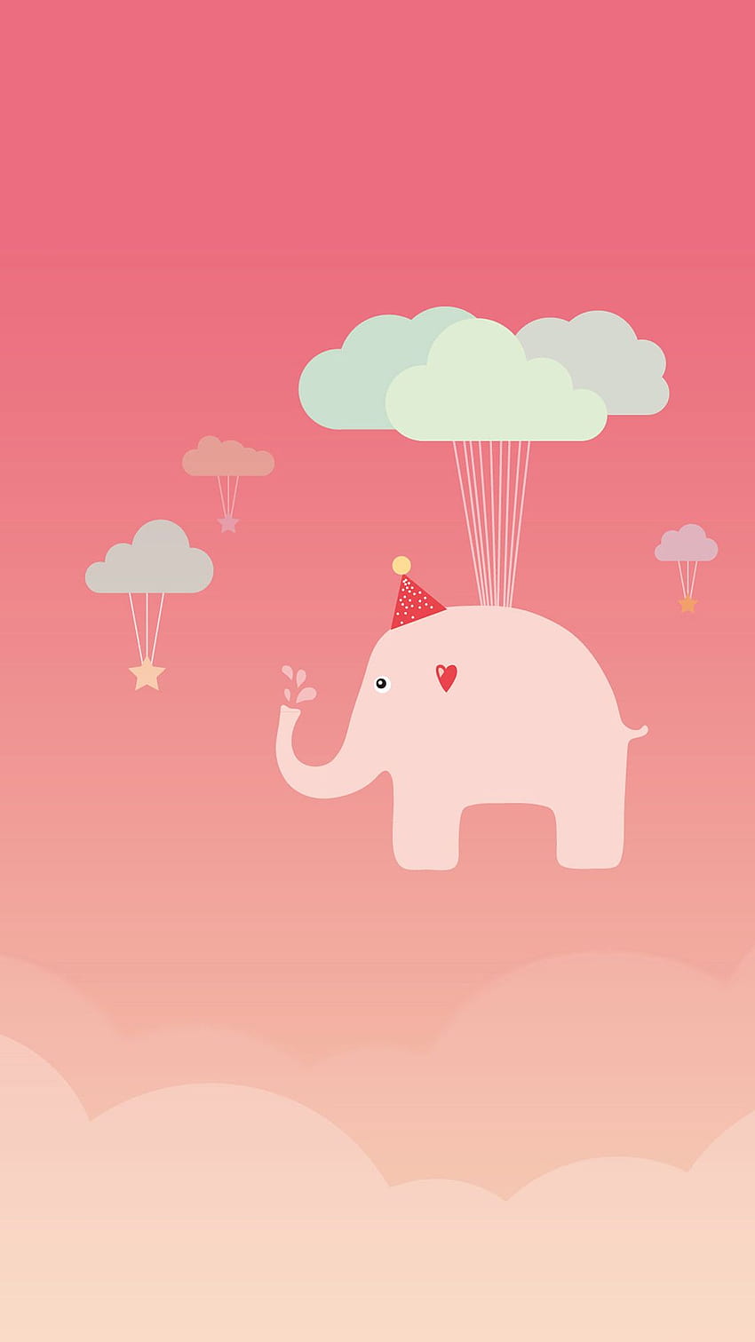 Cute Elephant HD phone wallpaper