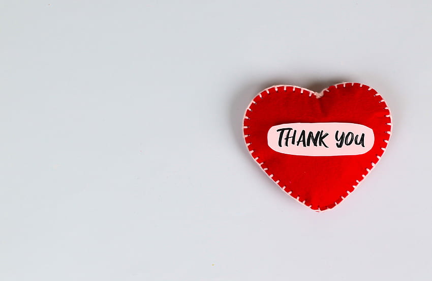 Miłość, słowa, serce, dziękuję, dzięki, wdzięczność Tapeta HD