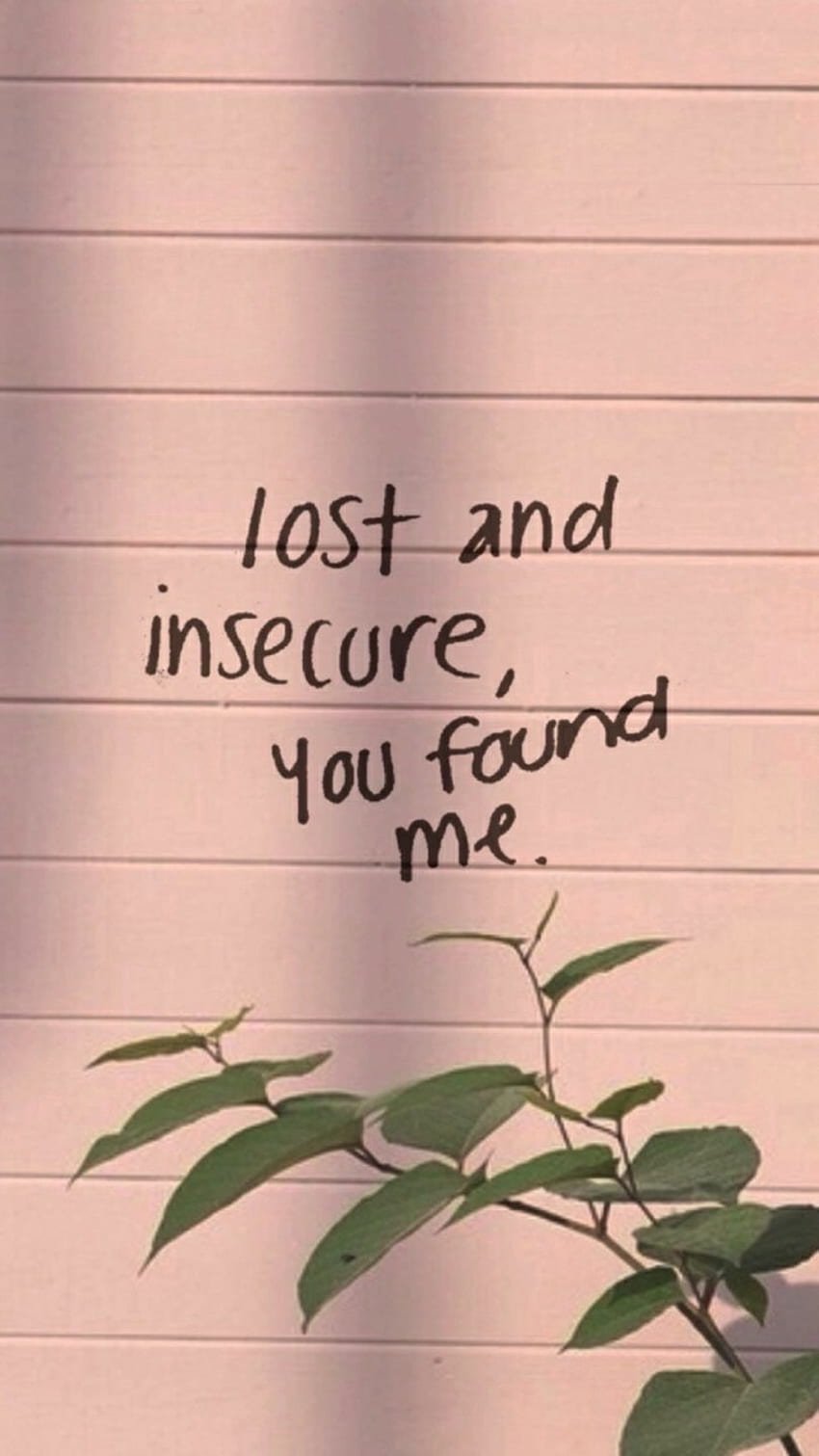 Lost and insecure, you found me. Kutipan , Kutipan, ponsel HD phone wallpaper
