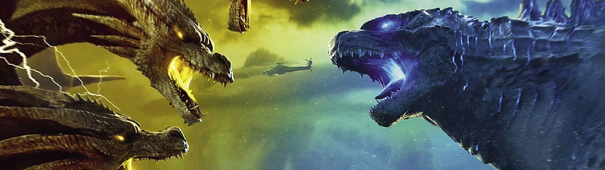 Godzilla gegen König Ghidorah Godzilla: König der Monster HD-Hintergrundbild