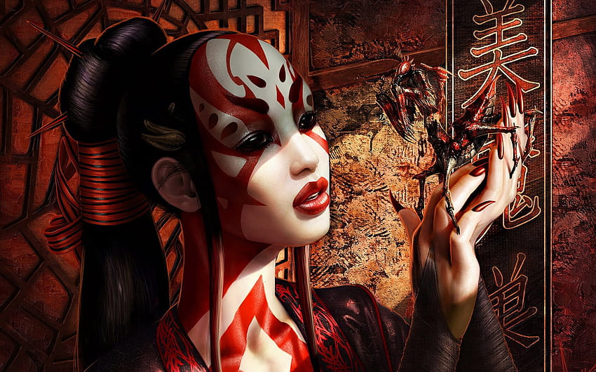 Japanese : Asian - Art By Steve Argyle, Serpeant Japanese HD wallpaper