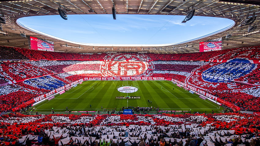 พื้นหลังของ FC Bayern สำหรับแฮงเอาท์วิดีโอของคุณ - FC Bayern Munich วอลล์เปเปอร์ HD