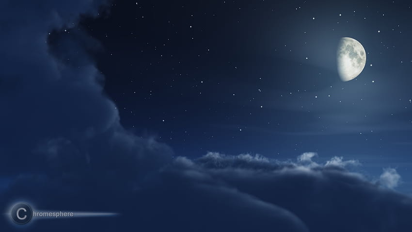 Dream Night Sky Clouds HD wallpaper