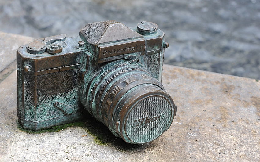Old, Camera, Nikon, Excavation HD wallpaper