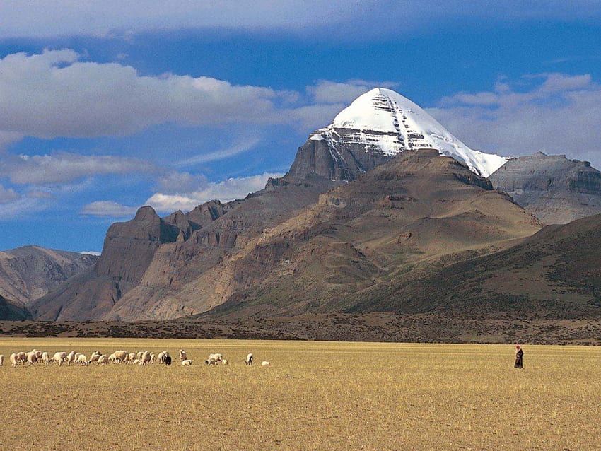 Kailash Mountain - Tibetische Stadt der Götter HD-Hintergrundbild