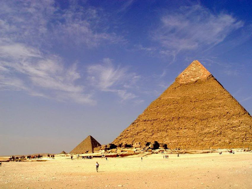 Египет, синьо, пясък, архитектура, камък, небе, природа, древен HD тапет