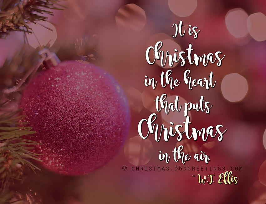 Inspirational Christmas Quotes with Beautiful - Christmas Celebration - All about Christmas, Christmas Blessings HD wallpaper