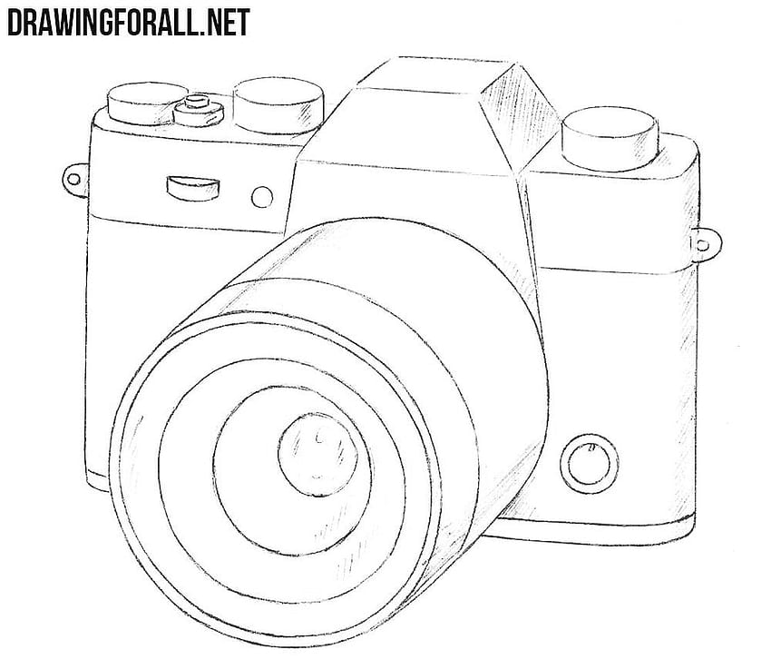 Buy Vintage Cameras Hand Drawn Polaroid Clip Art Retro Kodak Video Outline  Drawing Png Eps Pdf Svg Dxf Online in India - Etsy