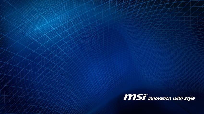 MSi Innovation with Style , MSI, MSI Blue HD wallpaper