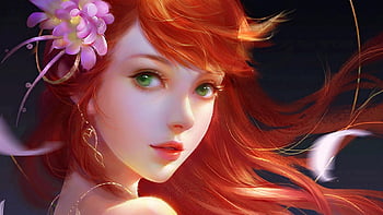 150 Red Head Anime Girl Stock Photos Pictures  RoyaltyFree Images   iStock