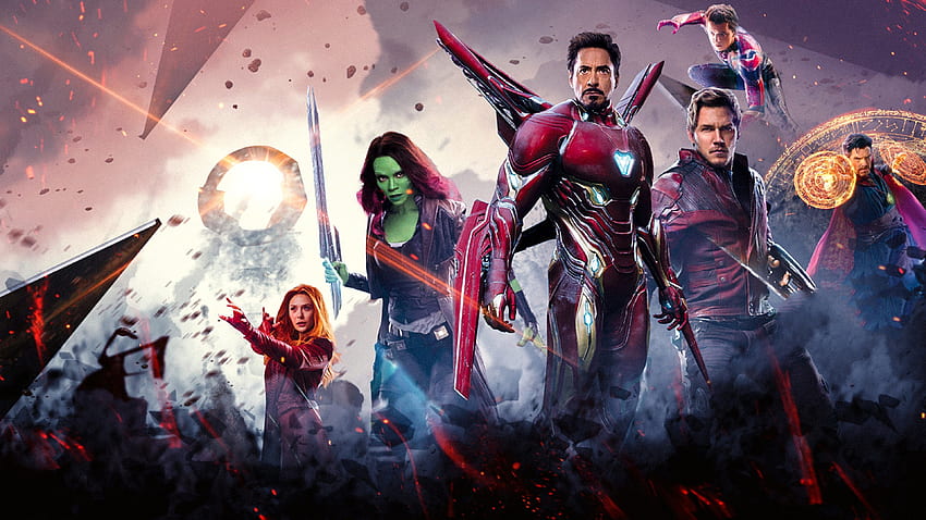Pahlawan Super di Avengers Infinity War. Vingadores, perang Infinity, Marvel, Avengers Infinity War PC Wallpaper HD