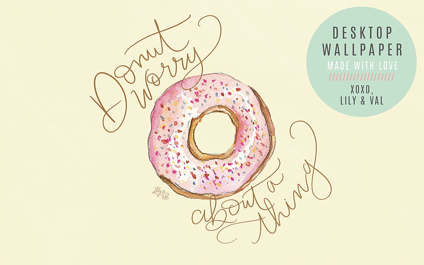 June's National Donut Day - Lily & Val Living HD wallpaper