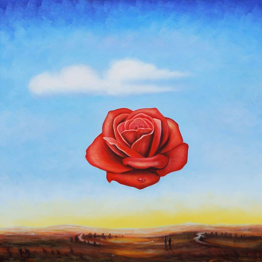 Avant Arte sur Instagram : « La rose méditative de Salvador Dali Fond d'écran de téléphone HD