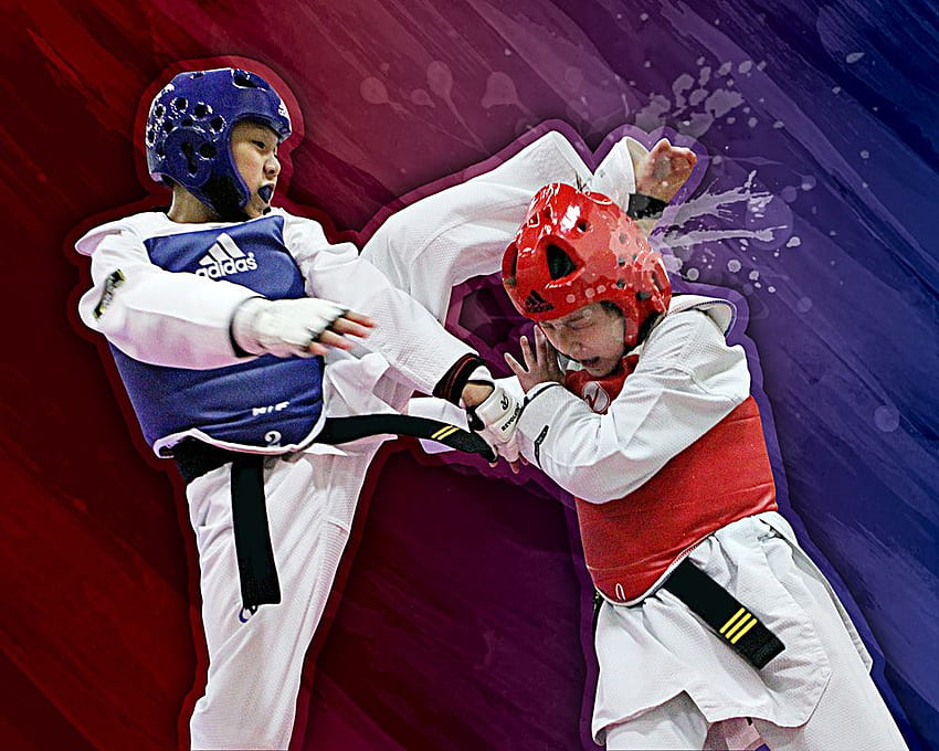 TaeKwonDo Sparring - Arti marziali di livello mondiale, combattente di Taekwondo Sfondo HD