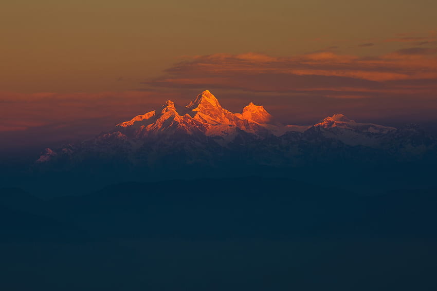 Nature, Ciel, Montagnes, Brouillard, Chaîne de montagnes, Himalaya, Massif Fond d'écran HD