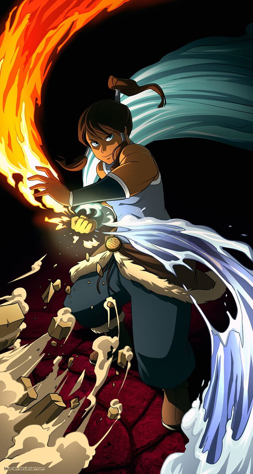 Korra - Avatar: The Legend of Korra Anime Board, Korra Avatar State Tapeta na telefon HD