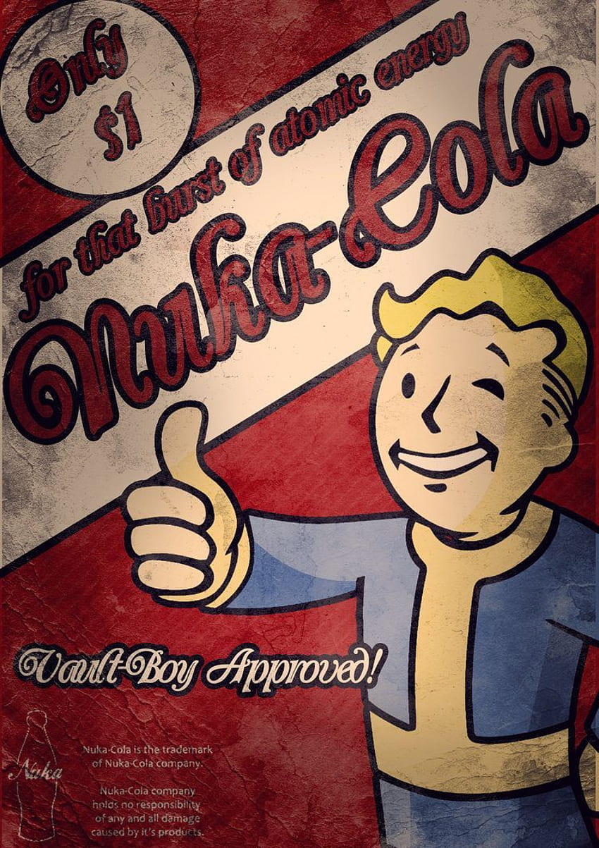 Fallout-Poster / (hohe Auflösung). Fallout-Poster, Retro-Poster, Vault-Boy-Fallout HD-Handy-Hintergrundbild