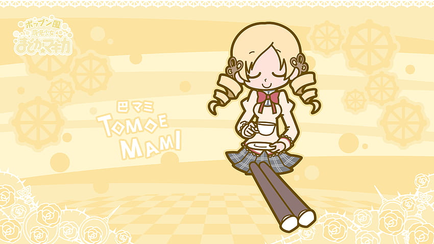 Personagem Mami Tomoe da fada da menina anime Madoka papel de parede HD