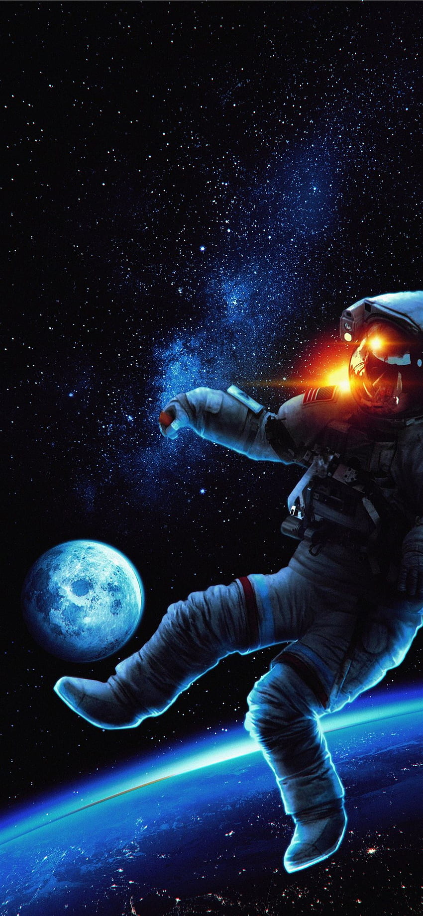 Astronaut in black amoled balc galaxy space HD phone wallpaper  Peakpx