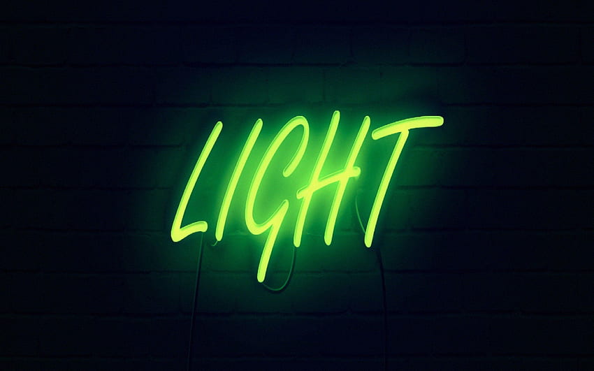 Neon Signs, Neon Writing HD wallpaper